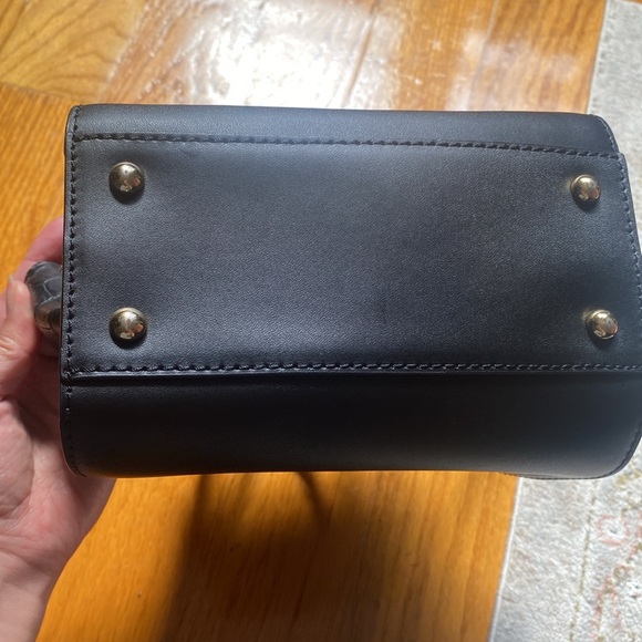 Zac Posen Small 2 Style Black Purse Crossbody - Picture 6 of 11